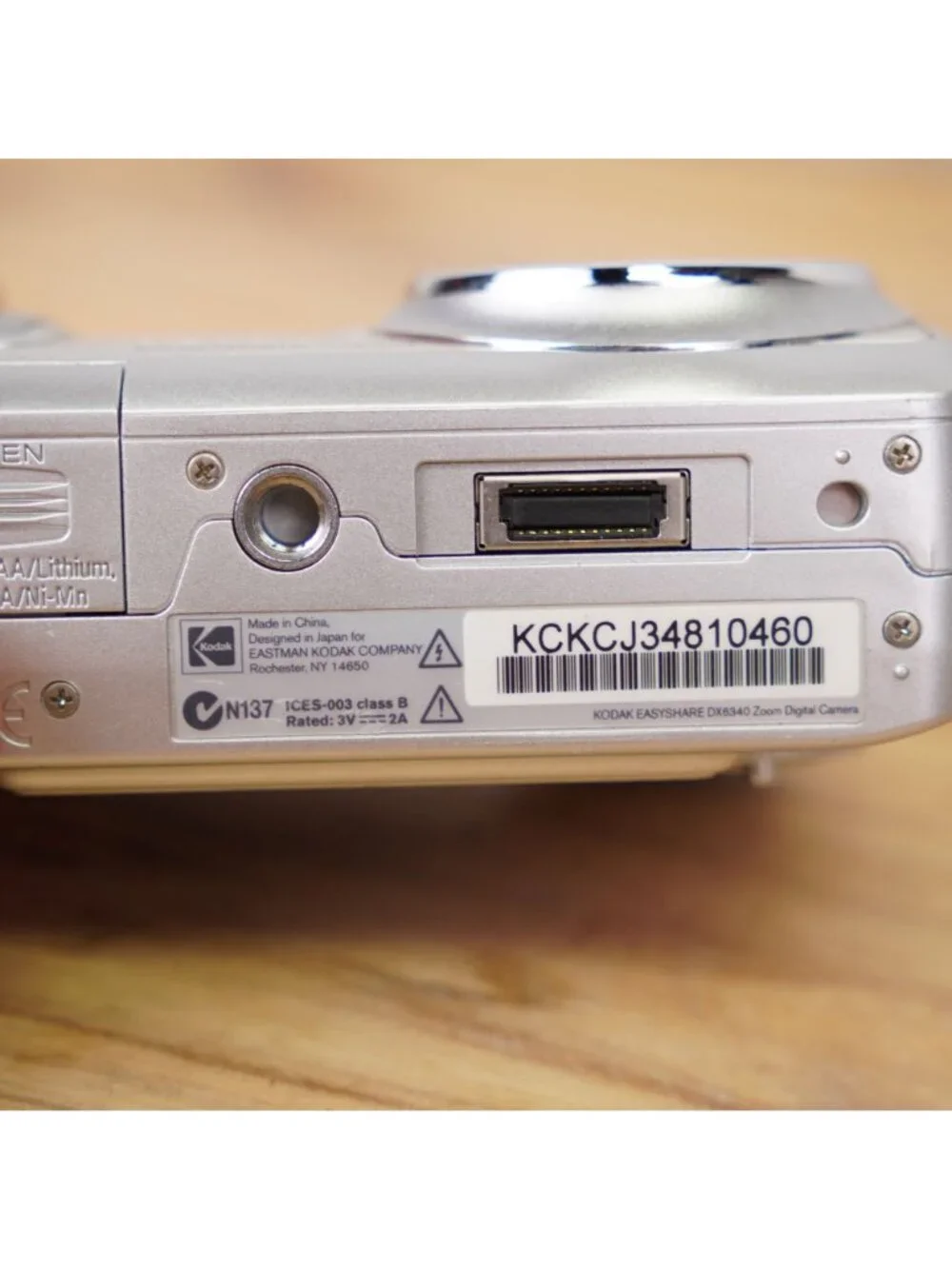 Kodak EasyShare DX6340 3.1MP Compact Digital Camera Silver Tested Working Great